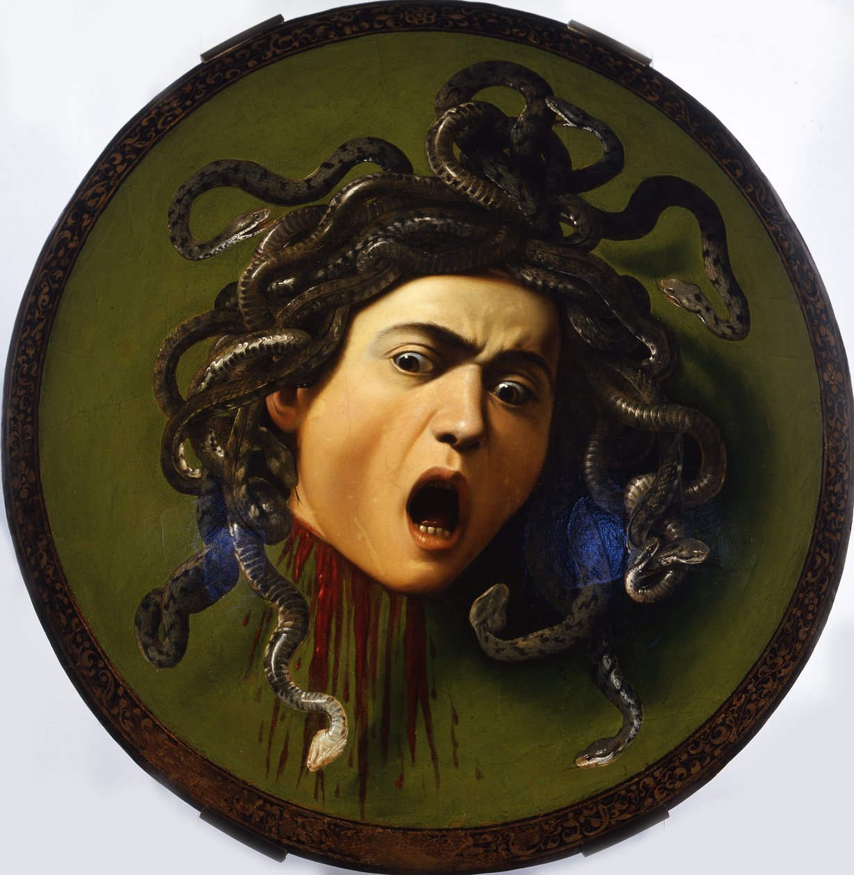Medusa, 1596-1598 af Michelangelo Merisi Caravaggio