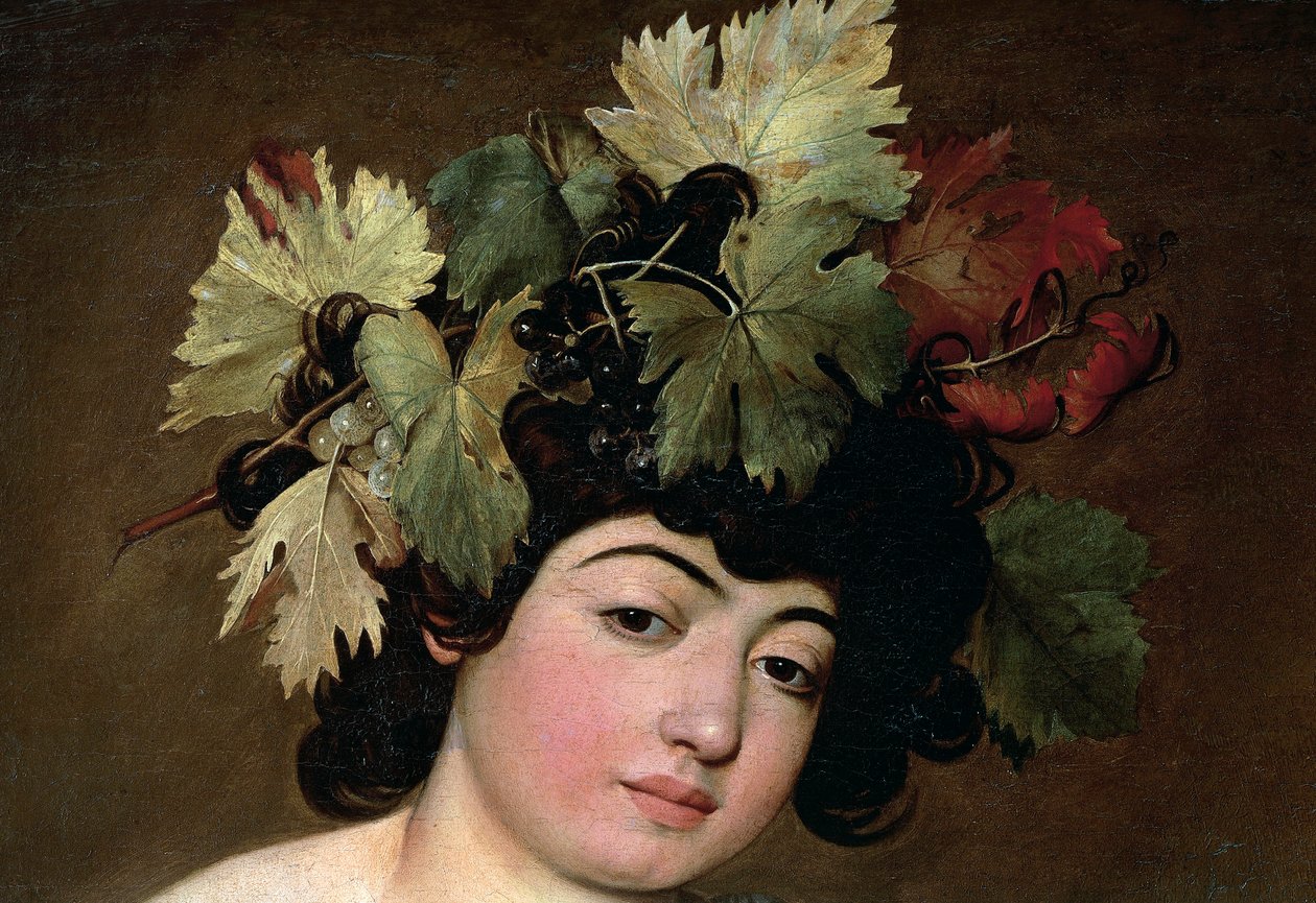 Bacchus, ca. 1589 (olie på lærred) af Michelangelo Merisi da Caravaggio