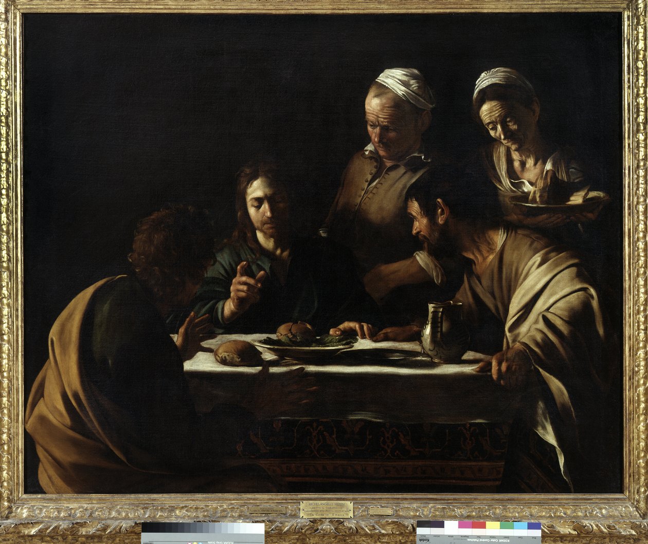 Middag i Emmaus, 1606 af Michelangelo Merisi da Caravaggio