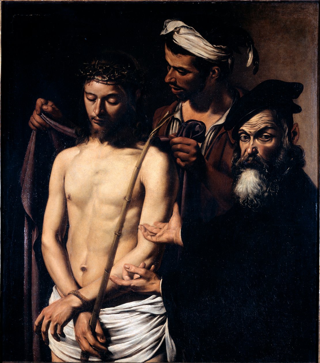 Ecce homo Maleri af Michelangelo Merisi kendt som Caravaggio (Karavagen af Michelangelo Merisi da Caravaggio
