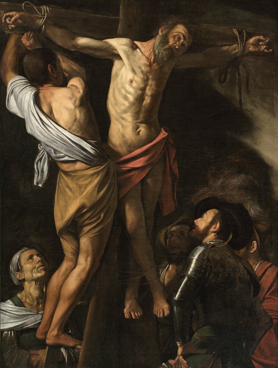 Korsfæstelsen af Sankt Andreas, 1606-07 af Michelangelo Merisi da Caravaggio