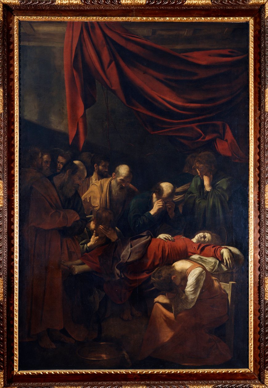 Jomfruens død af Caravaggio (il Caravaggio) af Michelangelo Merisi da Caravaggio