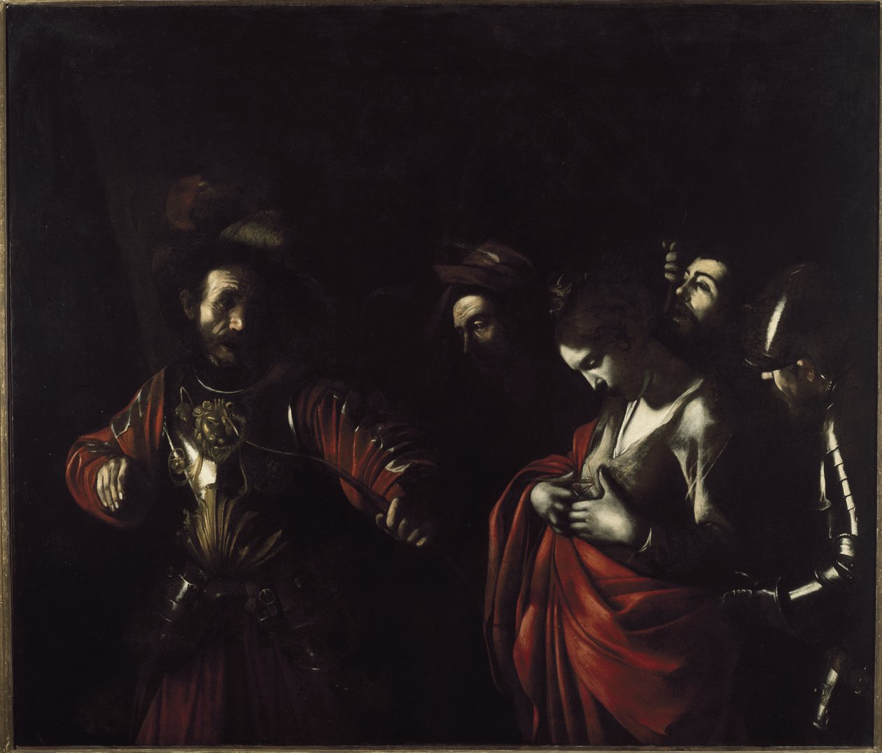 The Martyrdom of St Ursuladani af Michelangelo Merisi da Caravaggio
