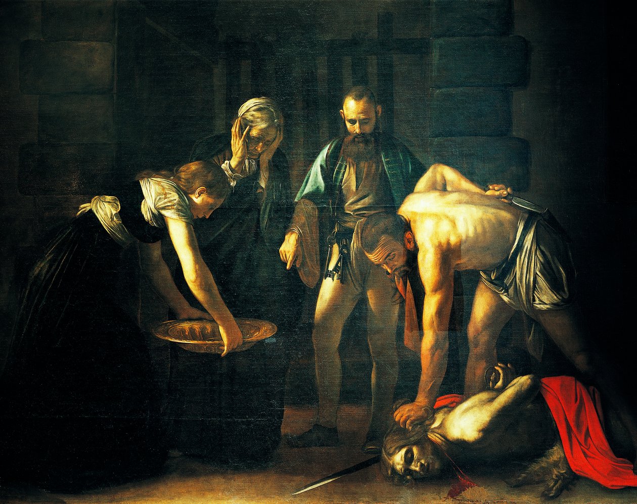 Halshugningen af Johannes Døberen af Michelangelo Merisi da Caravaggio