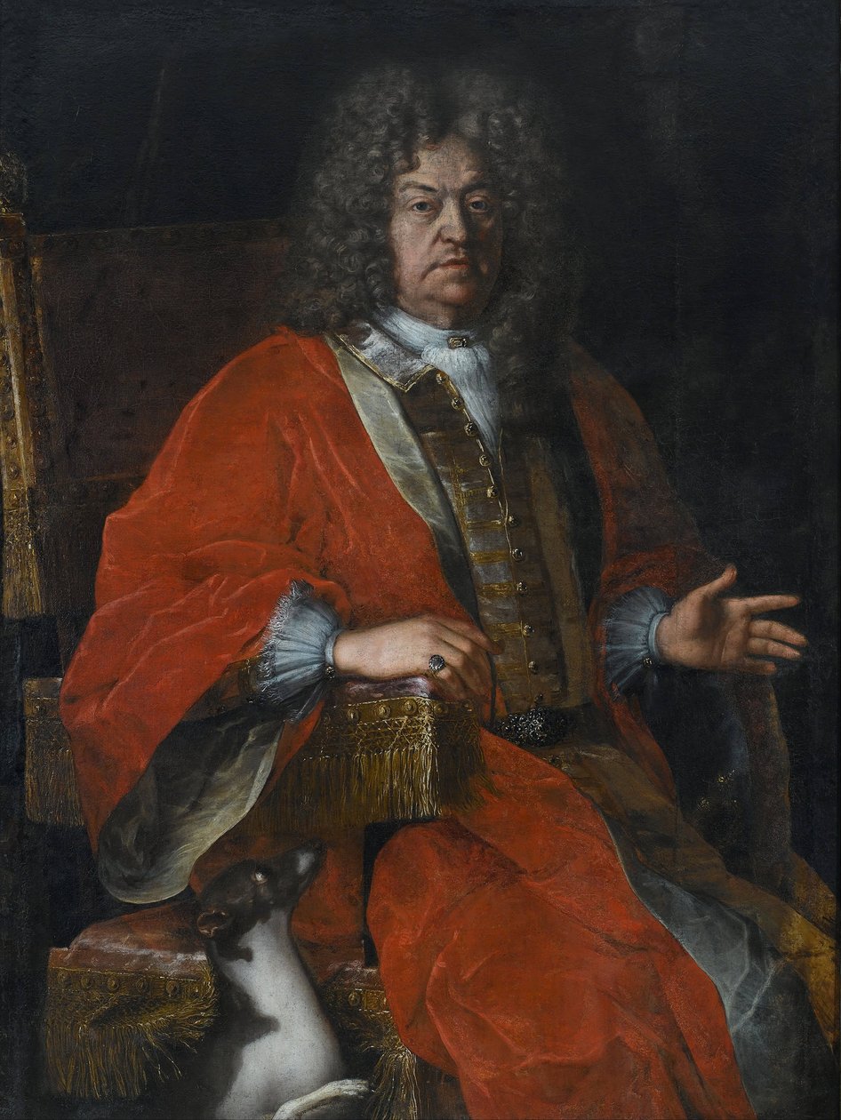 Portræt af Jan Dobrogost Krasinski (1639-1717) - Palloni, Michelangelo (1642-1712) - um 1700 - Olie på lærred - 137x100 - Wilanow Palace Museum af Michelangelo Palloni
