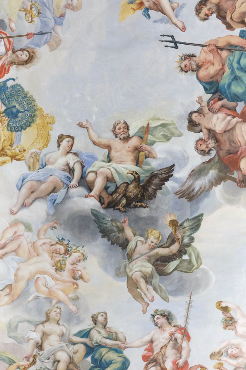 Brylluppet mellem Bacchus og Ariadne, detalje af Michelangelo Ricciolini