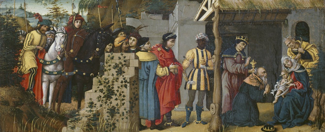 Tilbedelse af Magi, c.1500-10 af Michelangelo di Pietro Mencherini