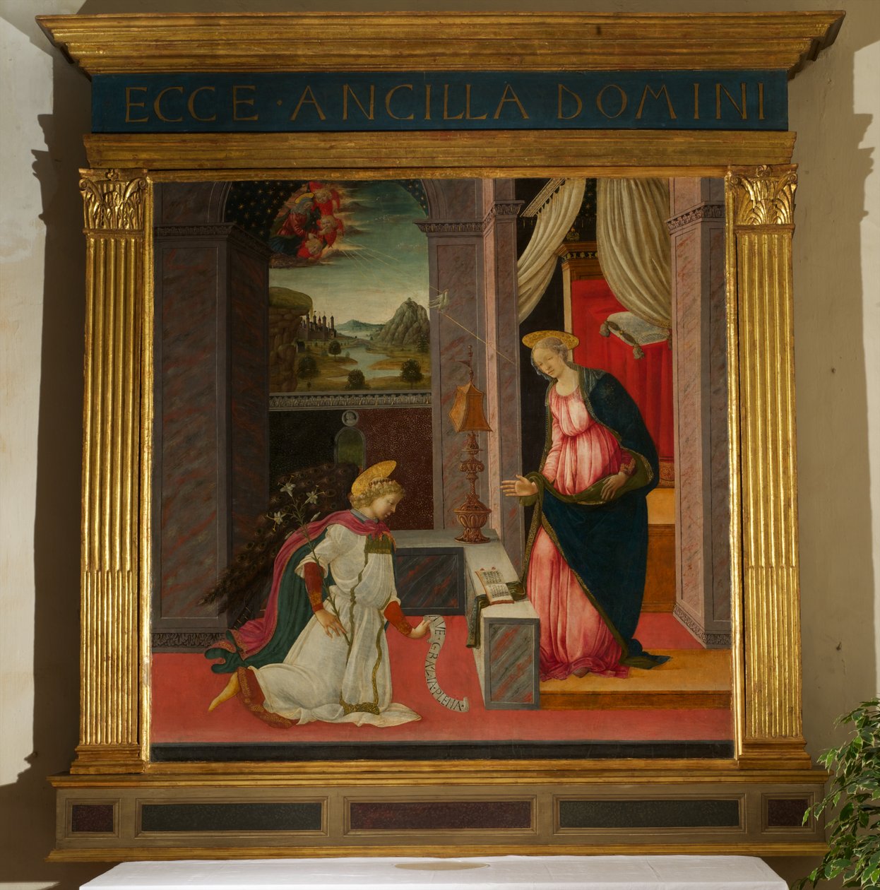 Bebudelsen (tempera på træ) af Michele Ciampanti