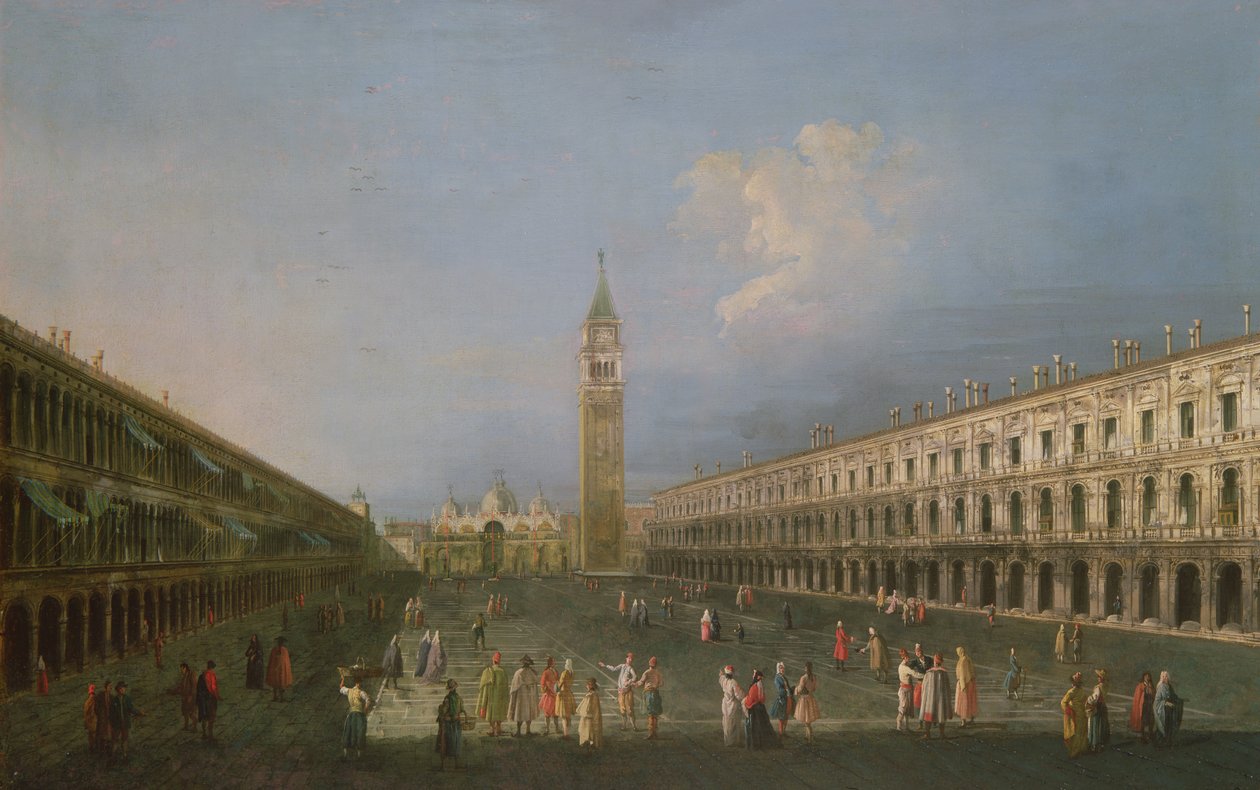Markuspladsen, 1700-tallet af Michele Marieschi