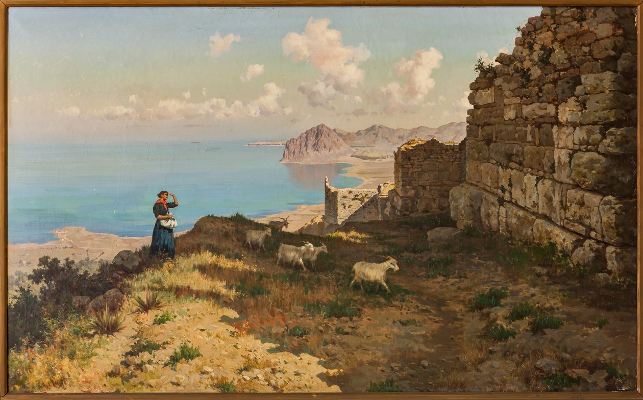 De cyklopiske mure af Mount Erice af Michele Cortegiani