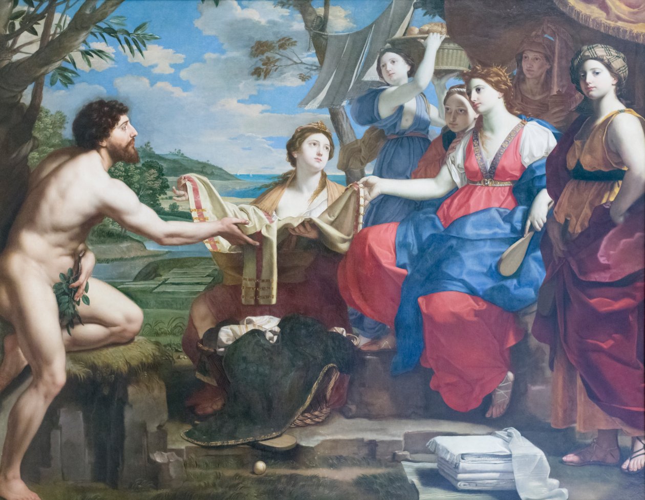 Ulysses og Nausicaa, efter 1654, Michele Desubleo (olie på lærred) af Michele Desubleo