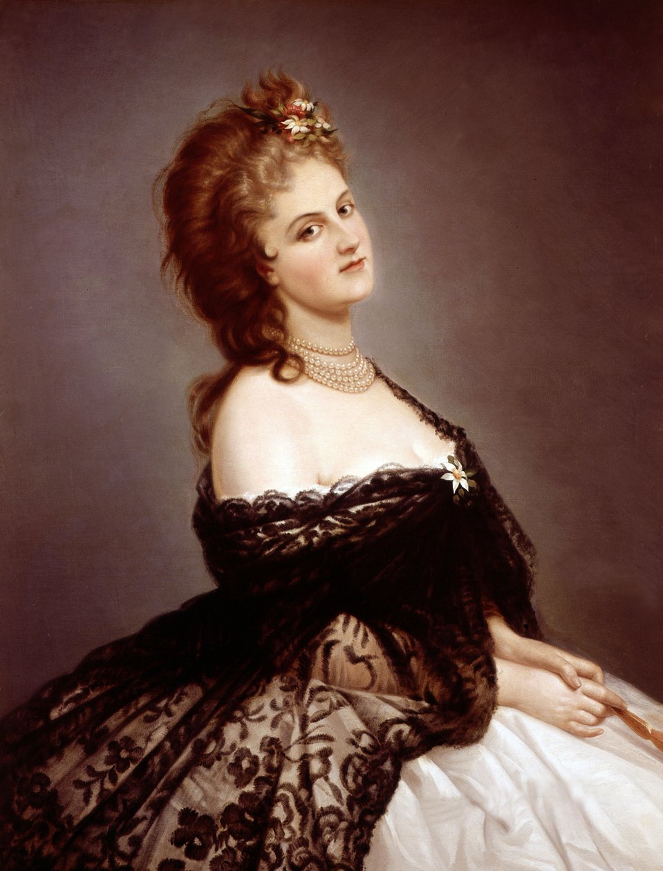 Virginia Oldoini, grevinde af Castiglione, efter et foto af Pierre-Louis Pierson, 1862 af Michele Gordigiani