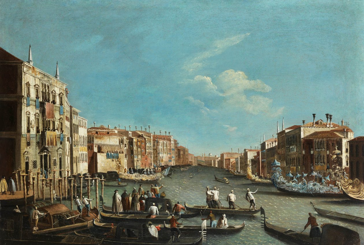 Michele Marieschi Festival på Canal Grande af Michele Marieschi
