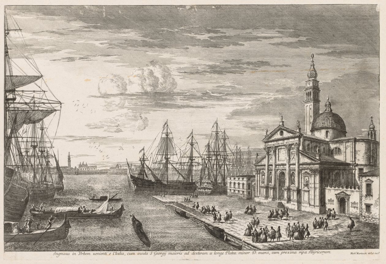Udsigt over Venedig: Bassinet i St. Mark