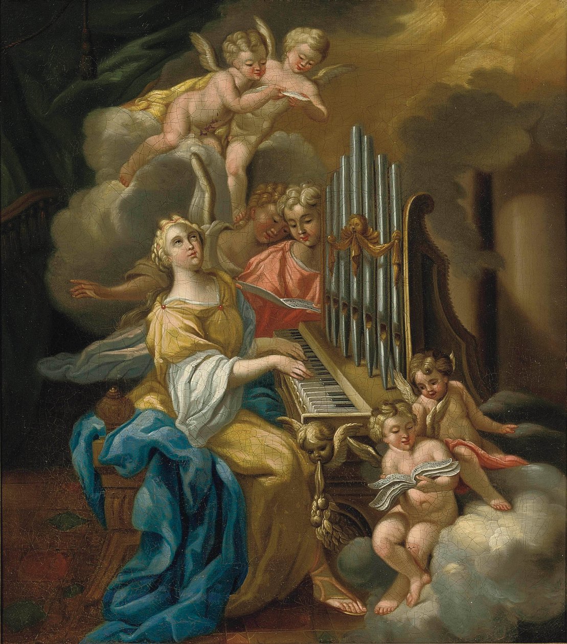 Sankt Cecilia af Michele Rocca