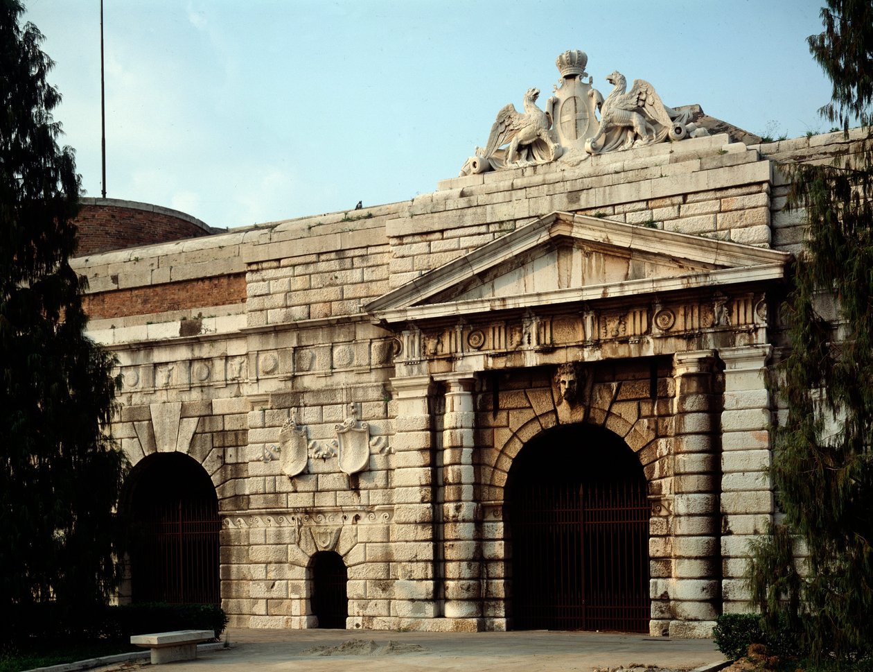 Udsigt over Porta Nuova af Michele Sanmicheli