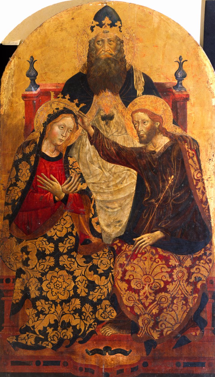 Marias kroning af Michele di Matteo da Bologna (aktiv 1410-1469) af Michele di Matteo da Bologna