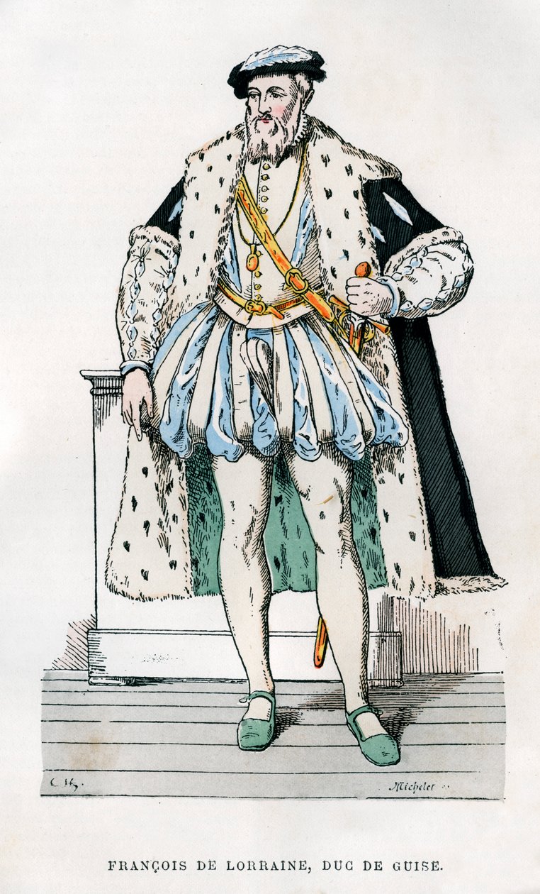 Frans af Lorraine, 2. hertug af Guise, fransk soldat og politiker, 1500-tallet 1882-1884. af Micheler