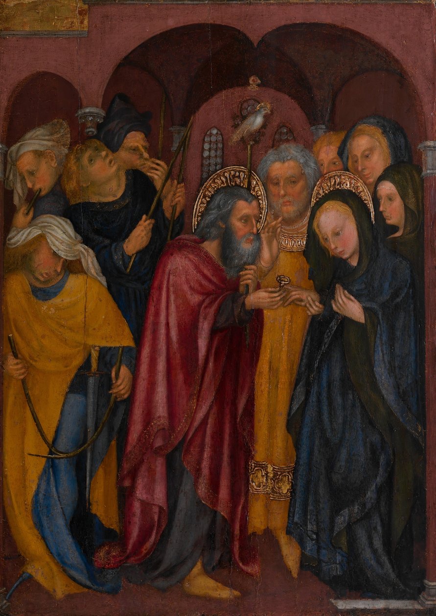 Jomfruens bryllup, ca. 1430. af Michelino da Besozzo