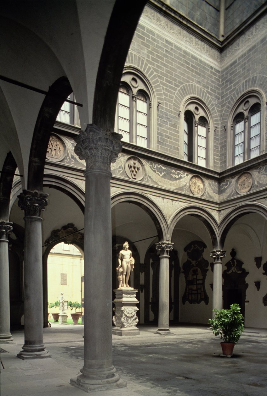 Indvendig gårdhave af Michelozzo di Bartolommeo