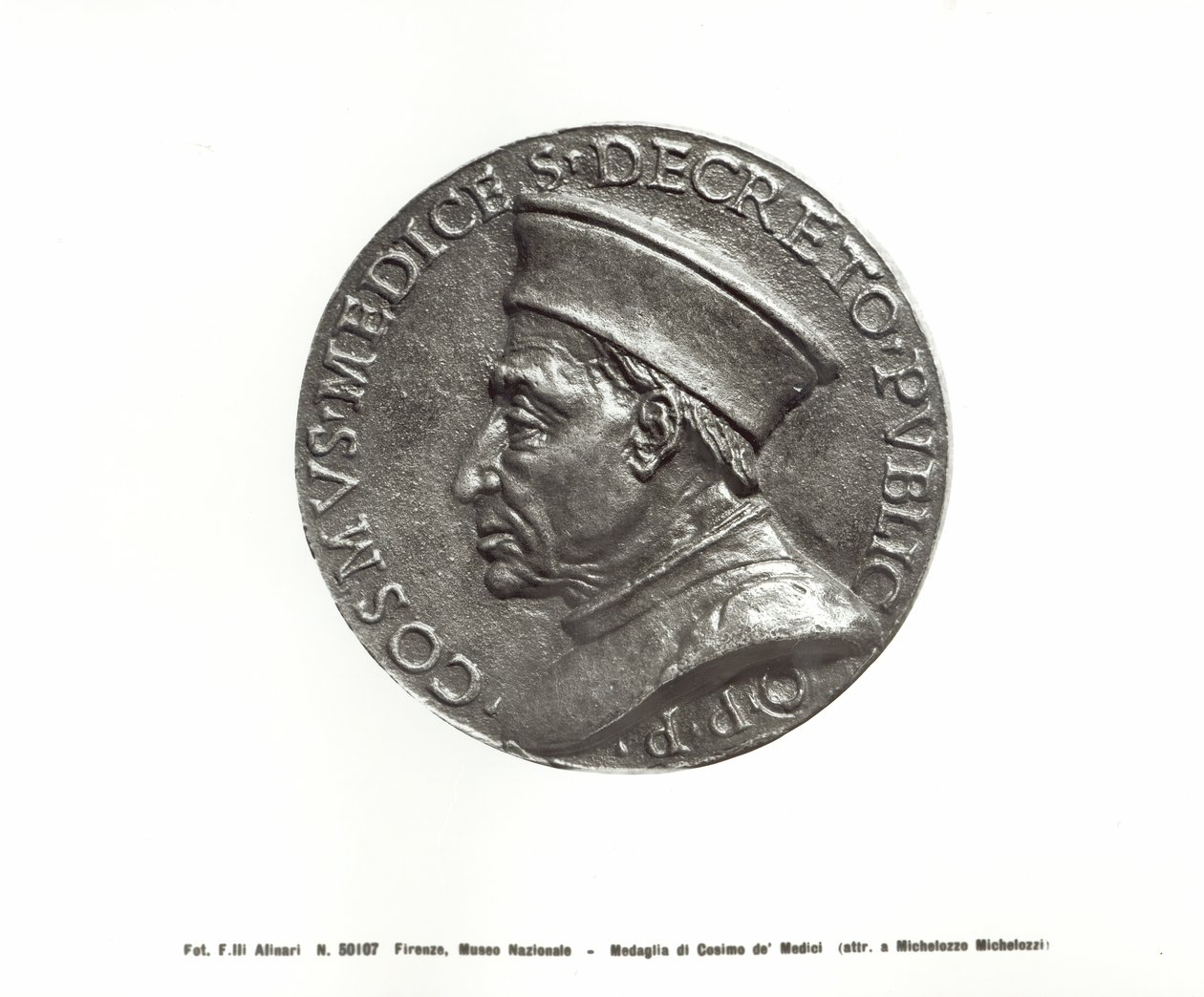 Medalje forestillende Cosimo de