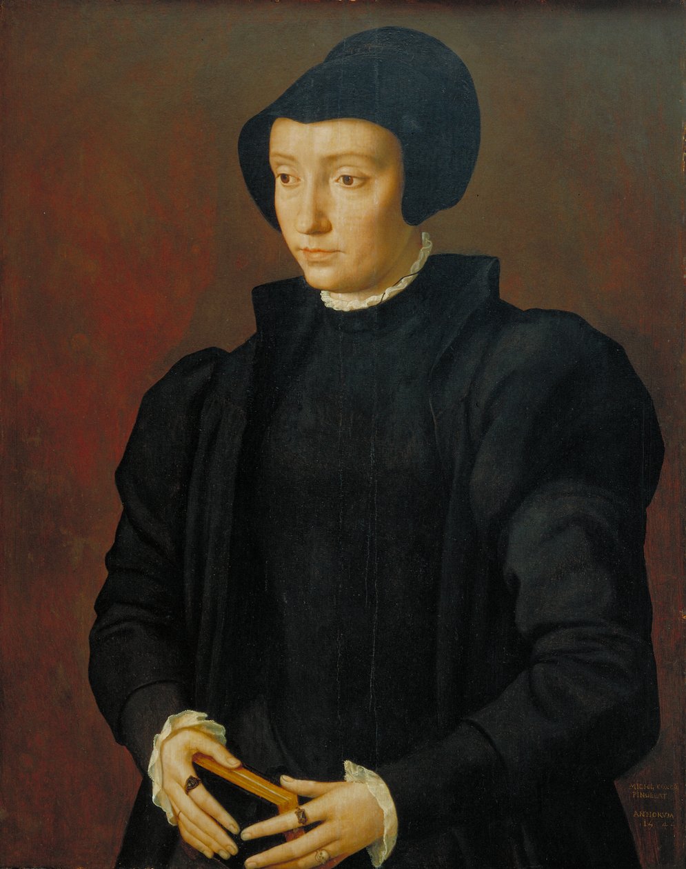 Portræt af Christina af Danmark, 1545 af Michiel I Coxie or Coxcie