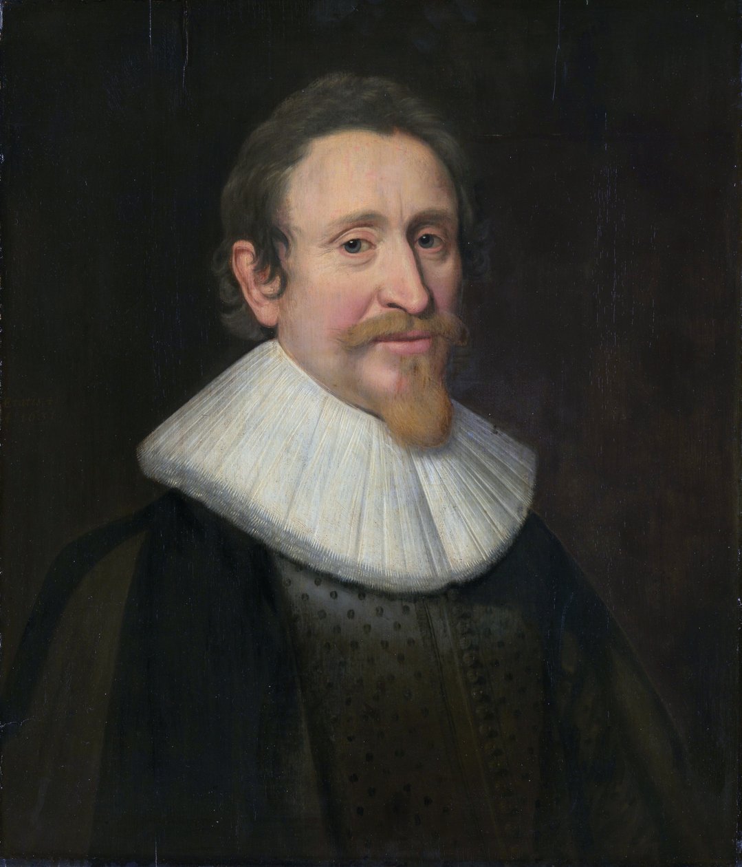 Portræt af Hugo de Groot af Michiel Jansz van Mierevelt