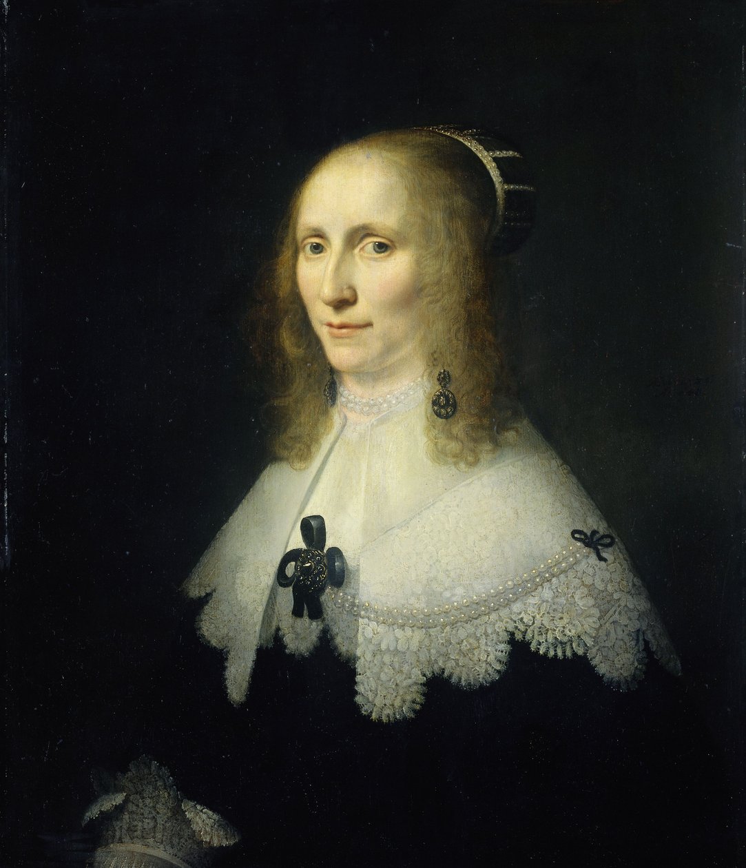 Portræt af Cornelia Beding van Berkhout af Michiel Jansz van Mierevelt