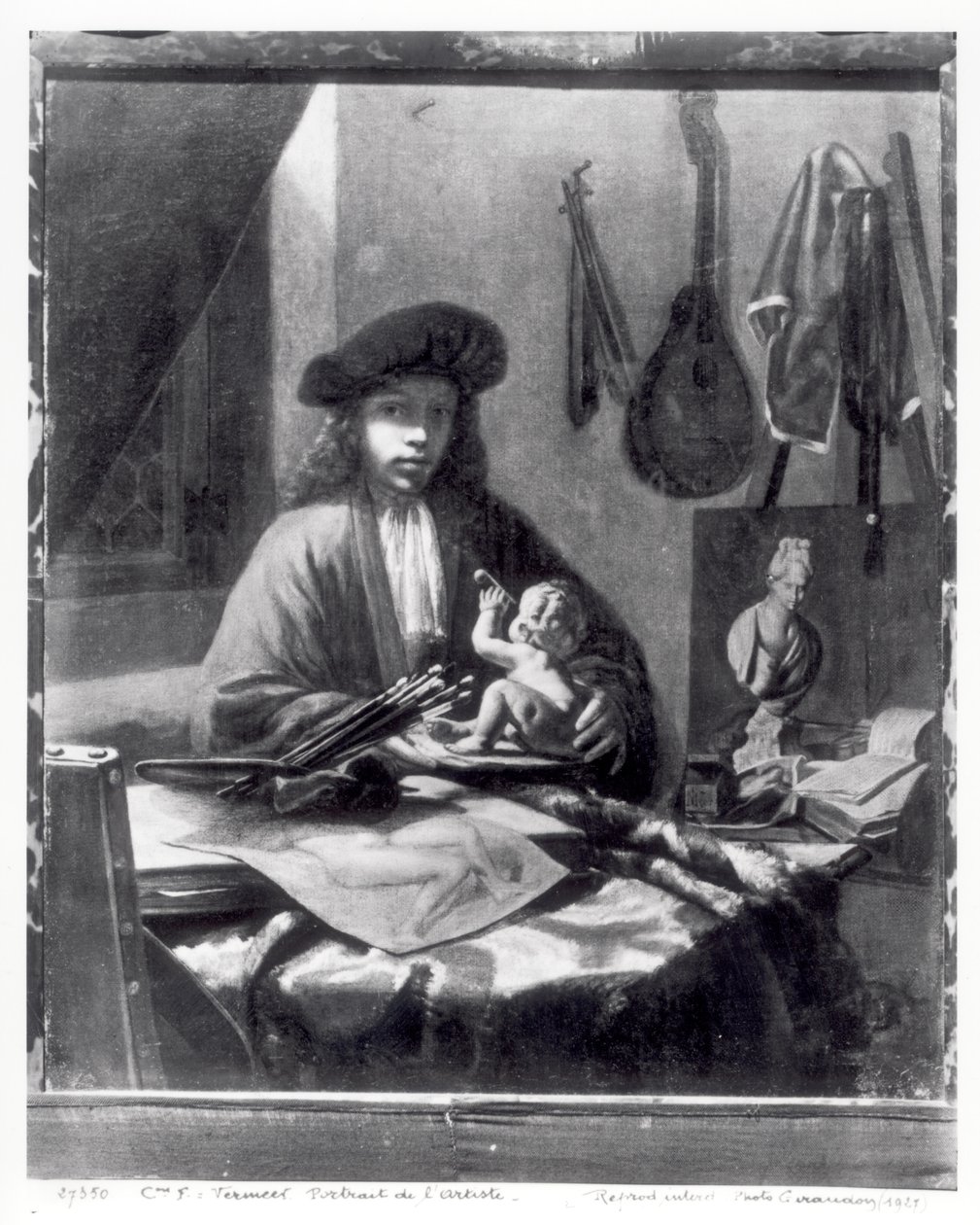 Portræt af en ung kunstner af Michiel van Musscher