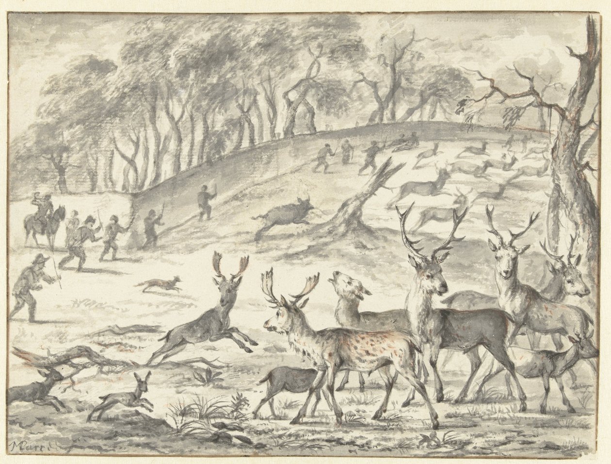 Deer Drive Jagt af Michiel Carree