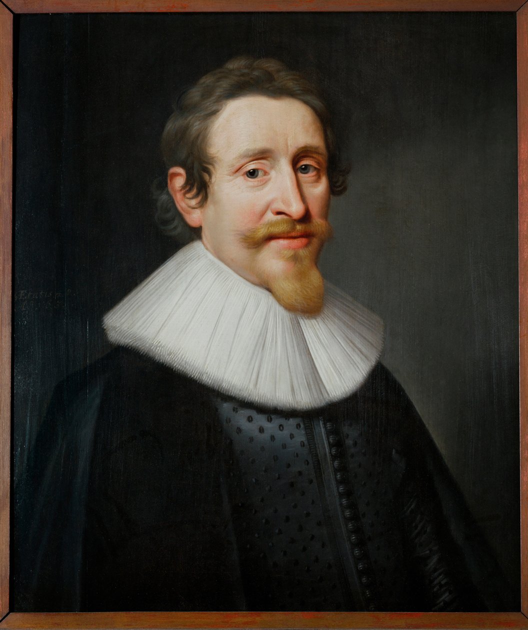 Hugo Grotius, den internationale rets fader ... af Michiel Jansz. van (attr. to) Mierevelt