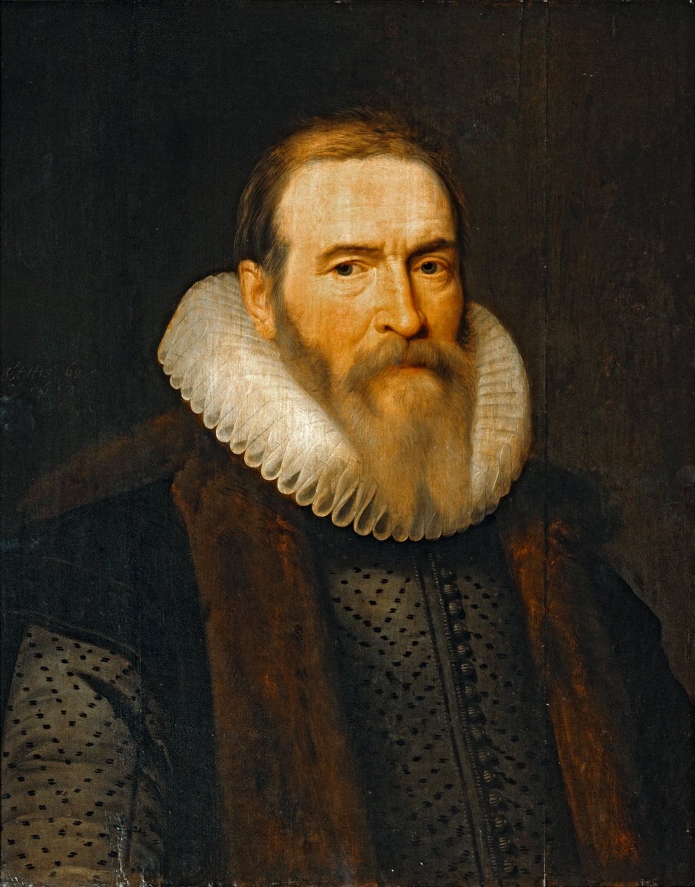 Jan van Oldenbarneveld. 1617 - Jan van Oldenbarneveld ... af Michiel Jansz. van (attr. to) Mierevelt