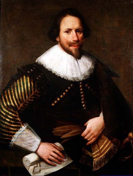 Portræt af en militærarkitekt (olie på lærred) af Michiel Jansz. van Miereveld