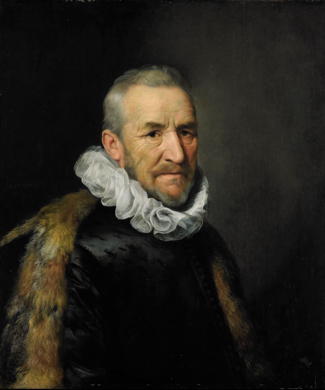 Portræt af en mand af Michiel Jansz van Mierevelt (copy after)