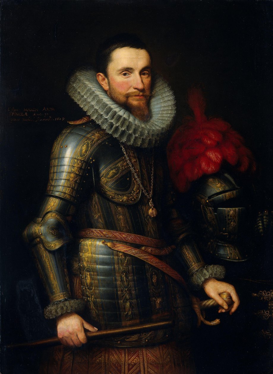 Portræt af Ambrogio Spinola Portræt af Ambrogio Spinola (1569-1630) af Michiel Jansz van Mierevelt (signed by artist)