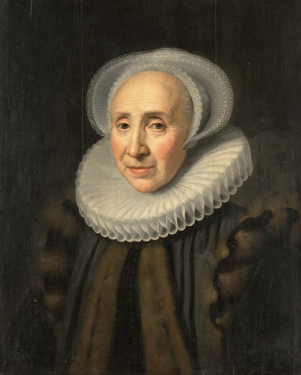 Portræt af Volckera Claesdr Knobbert (1554-1634) af Michiel Jansz van Mierevelt (workshop of)
