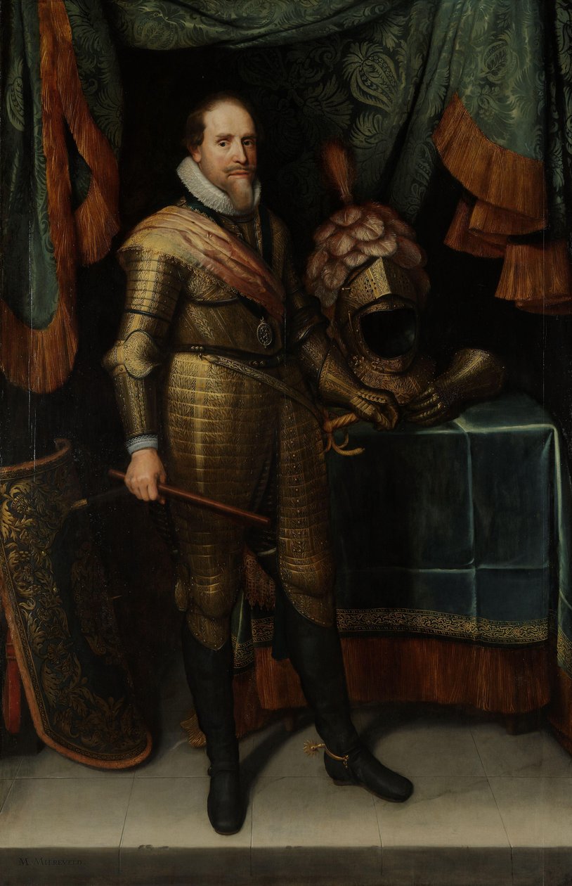 Maurits, Prins af Orange (1567-1625) Portræt af Maurits (1567-1625), Prins af Orange af Michiel Jansz van Mierevelt