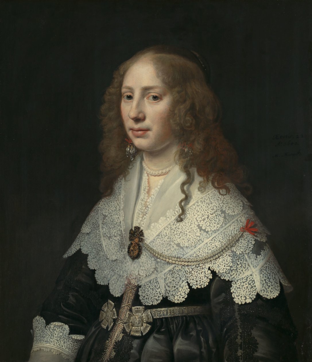 Portræt af Aegje Hasselaer Portræt af Aegje Hasselaer (1617-64) af Michiel Jansz van Mierevelt