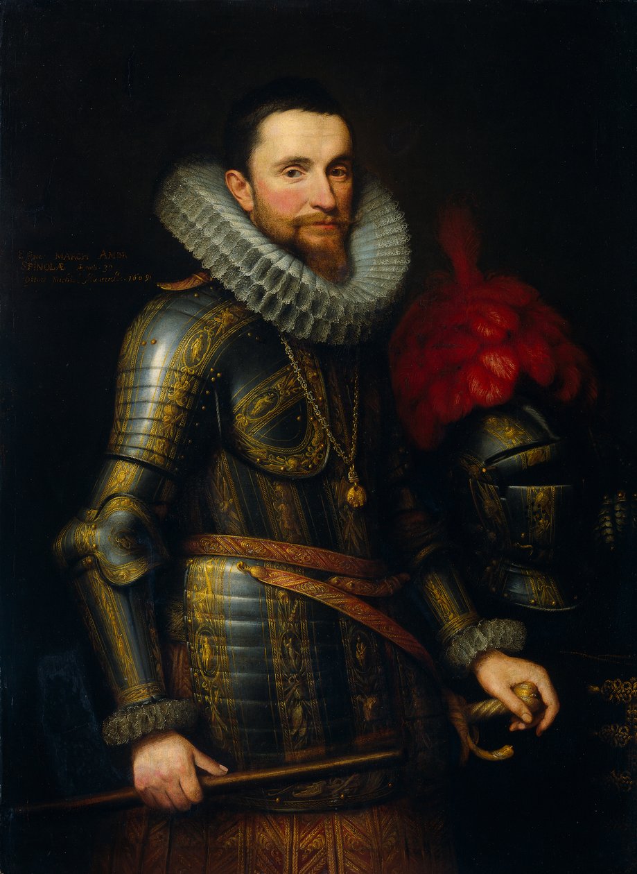 Portræt af Ambrogio Spinola (1569-1630) af Michiel Jansz van Mierevelt