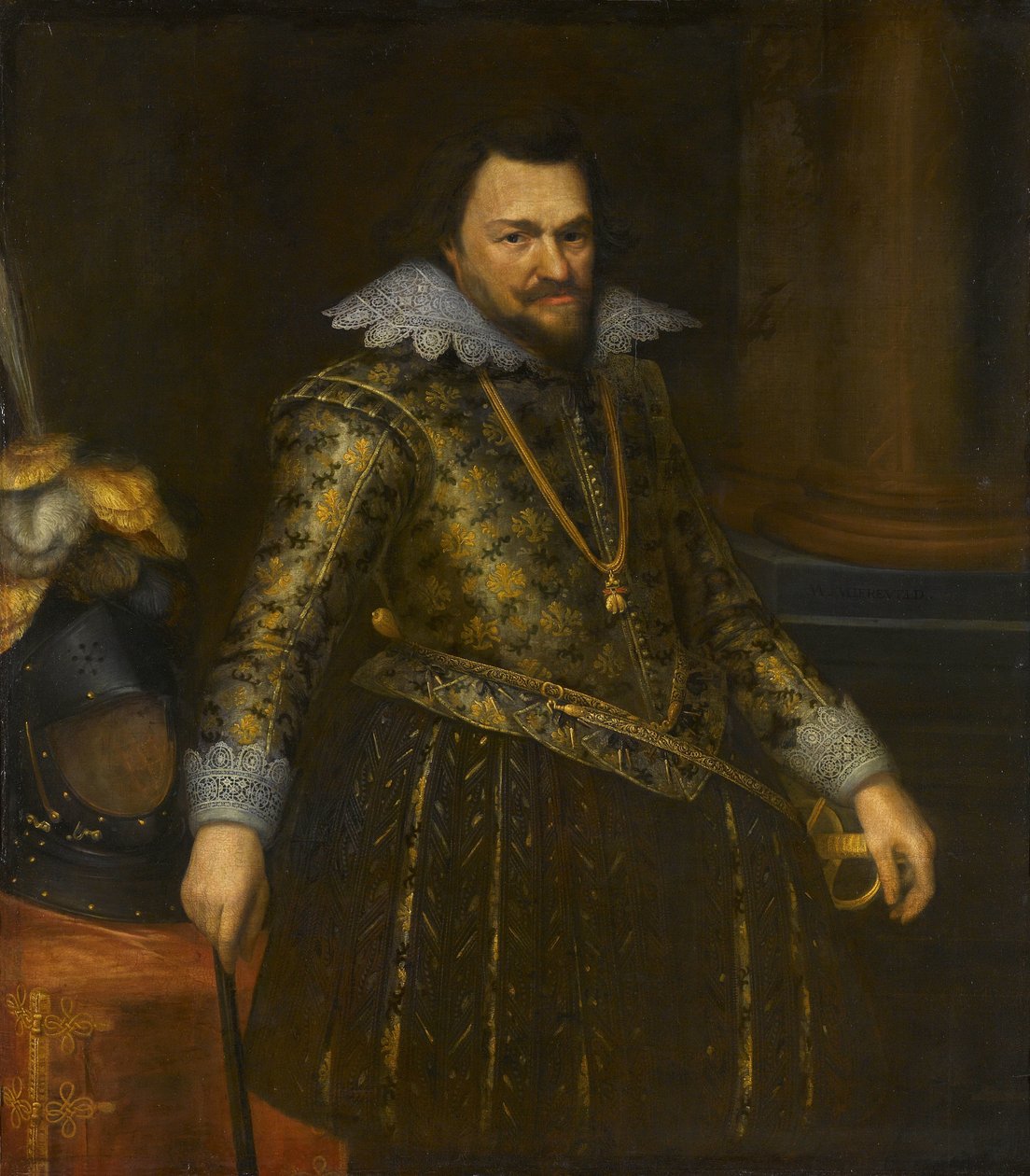 Portræt af Philips Willem (1554-1618), Prins af Orange af Michiel Jansz van Mierevelt