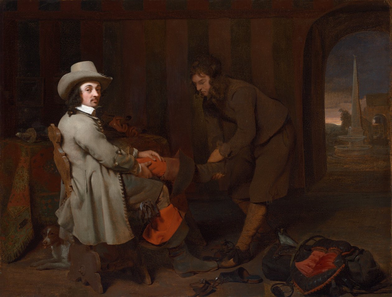 Anthonij de Bordes og hans kammertjener, ca. 1648. af Michiel Sweerts