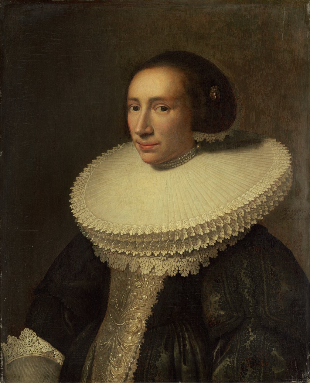 Portræt af en Dame med en Ruff af Michiel van Miereveld
