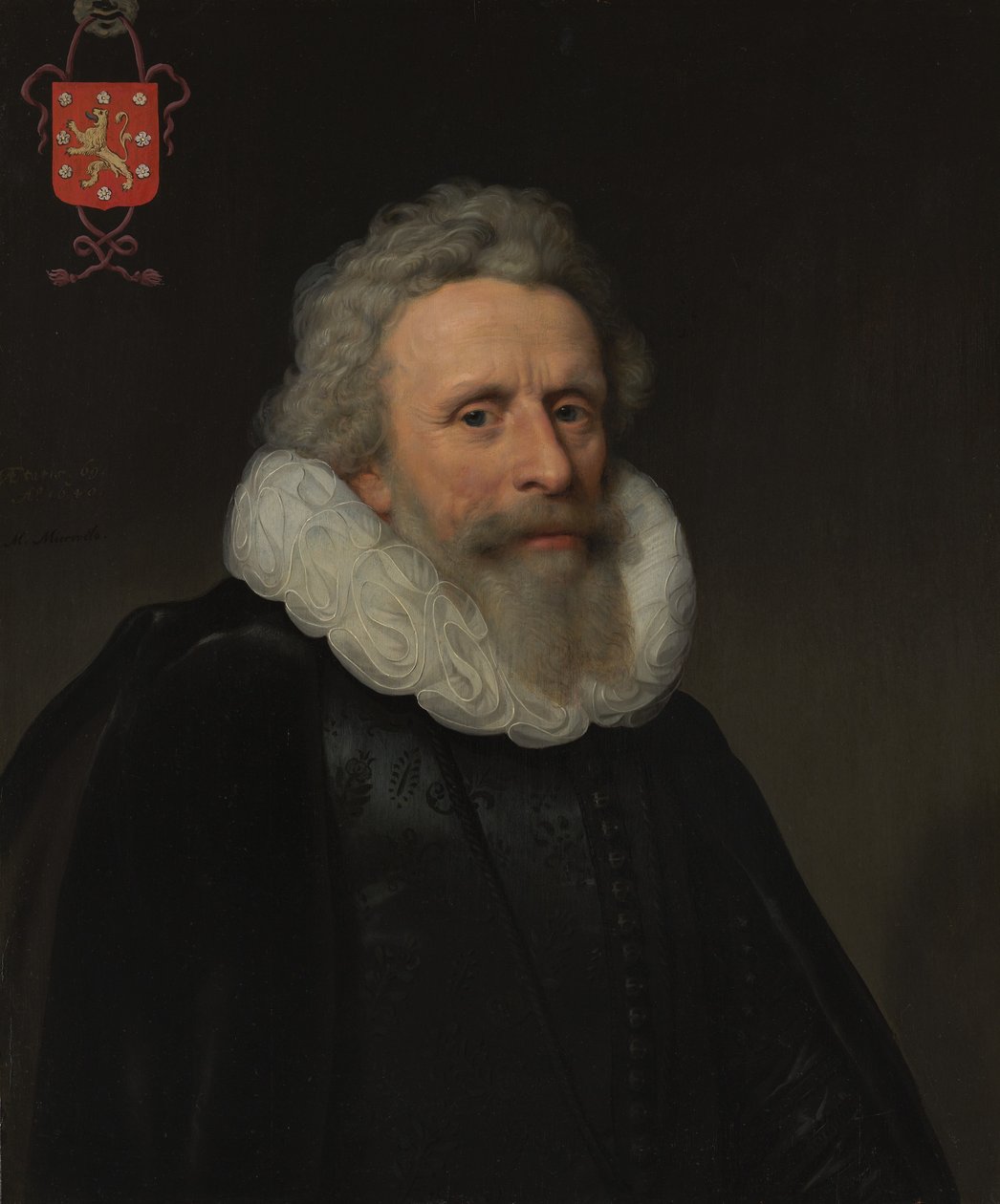 Jacob van Dalen 1570-1644, kaldet Vallis, 1640 af Michiel Jansz van Mierevelt