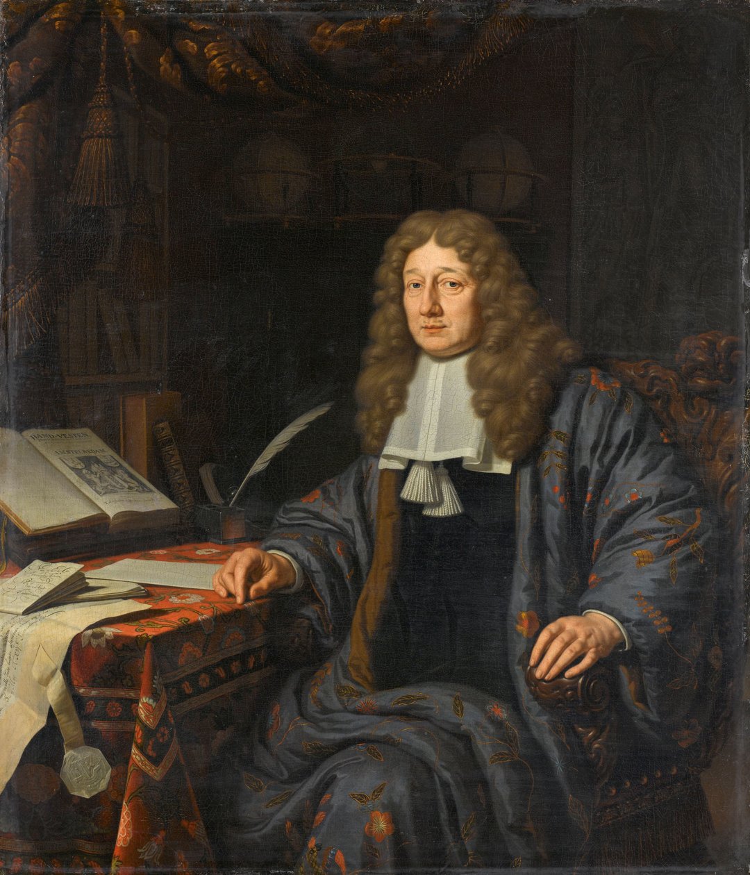 Portræt af John Hudde (1628-1704), borgmester i Amsterdam af Michiel van Musscher