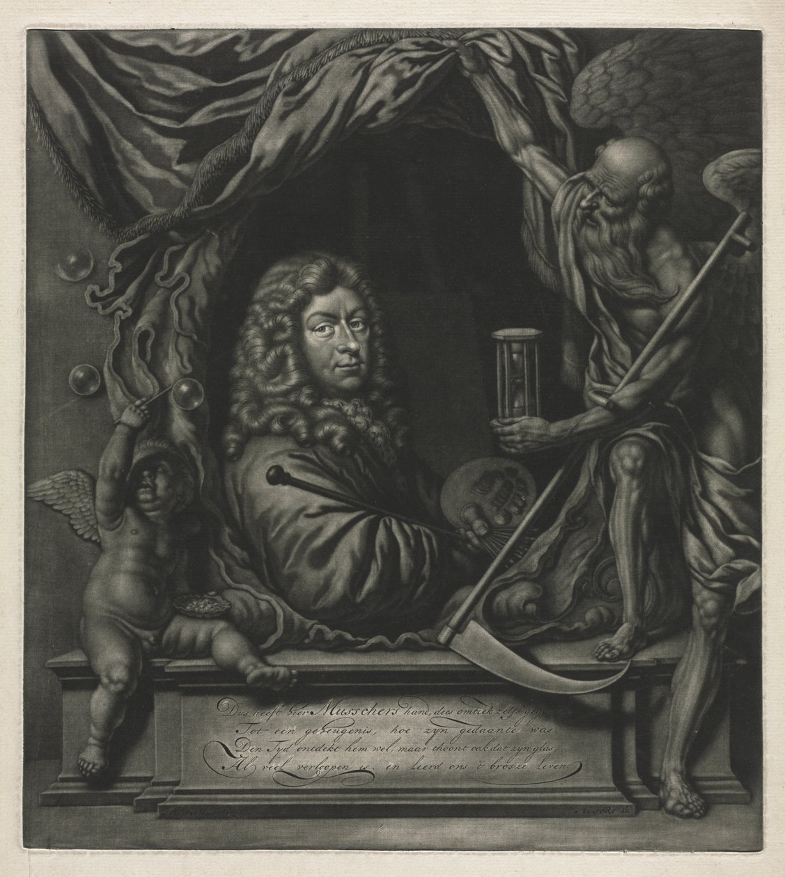 Selvportræt af Michiel van Musscher