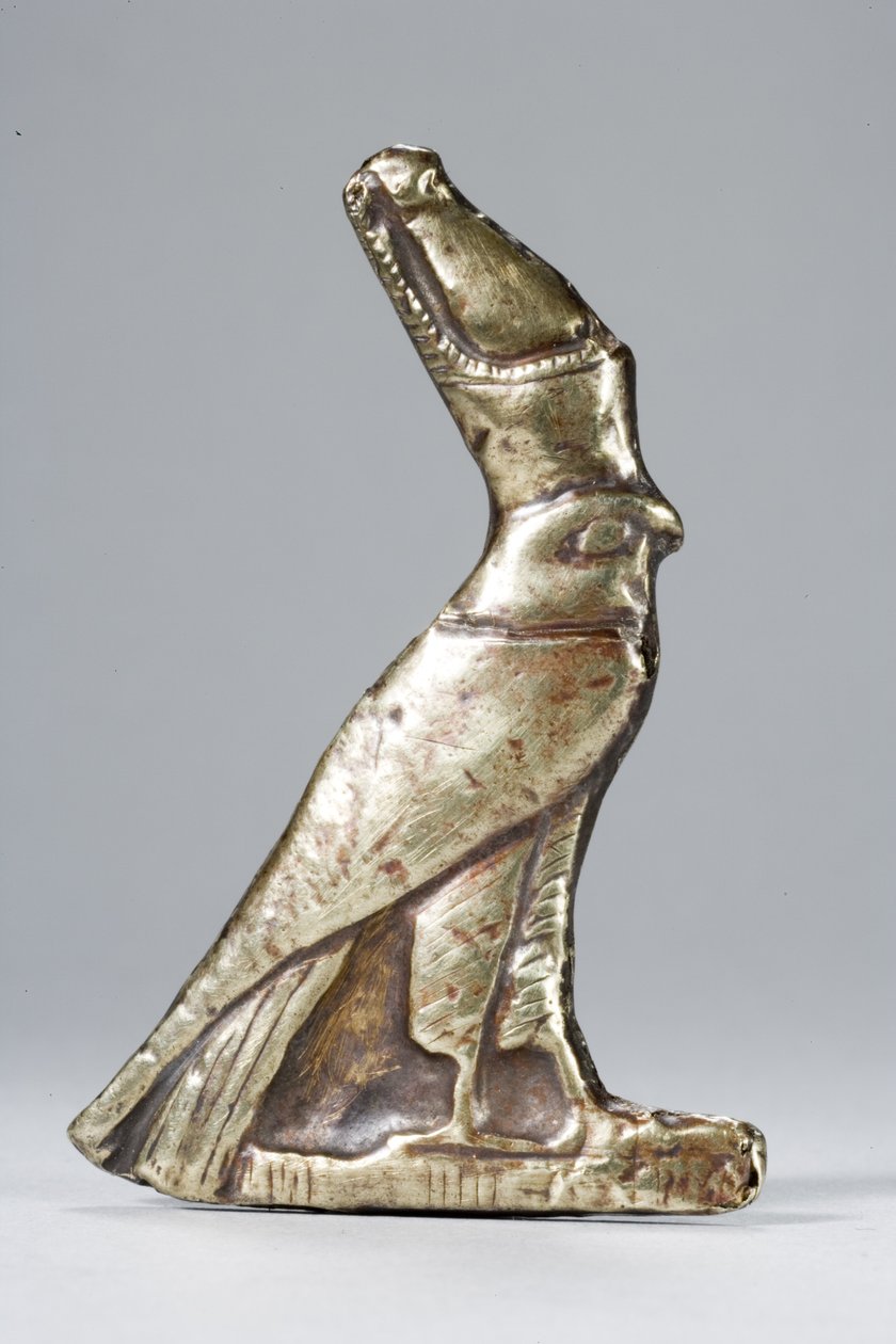 Amulet i form af en falk (elektrum) af Middle Kingdom Egyptian