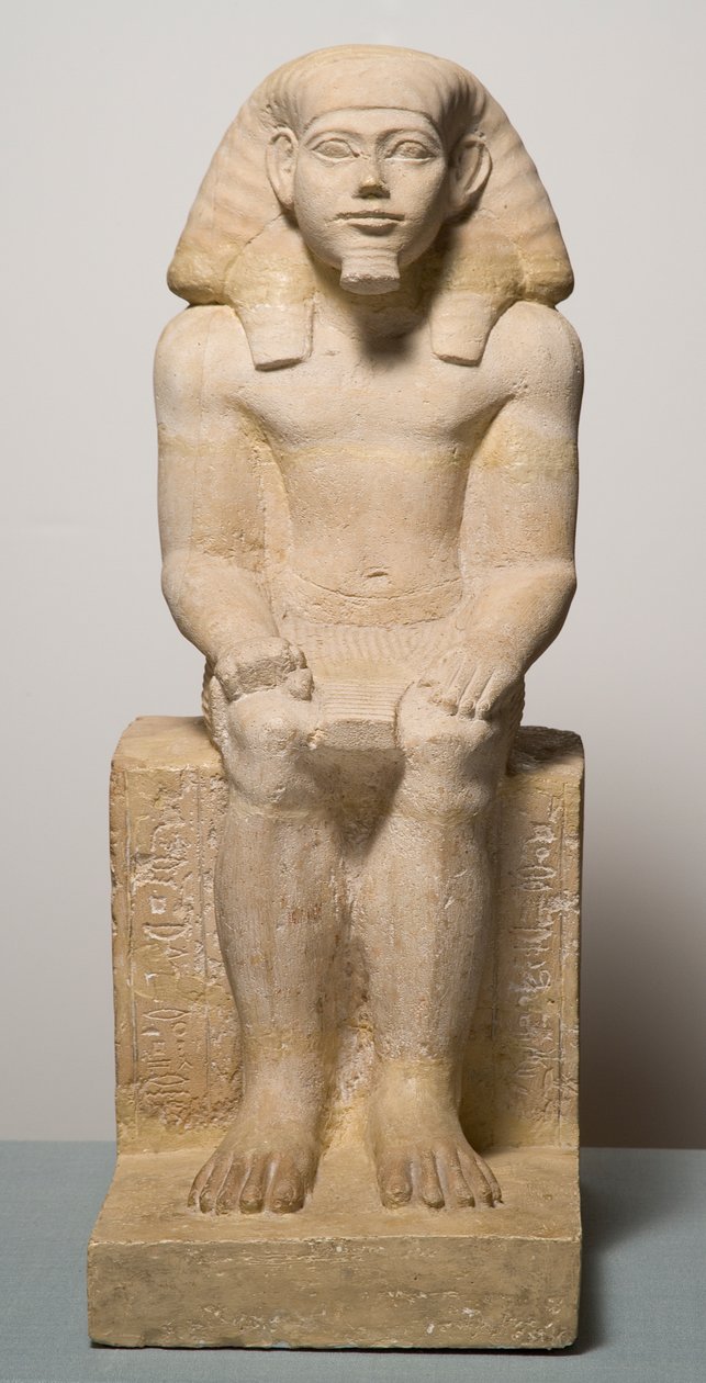 Statuette af Hapidefai kalksten af Middle Kingdom Egyptian