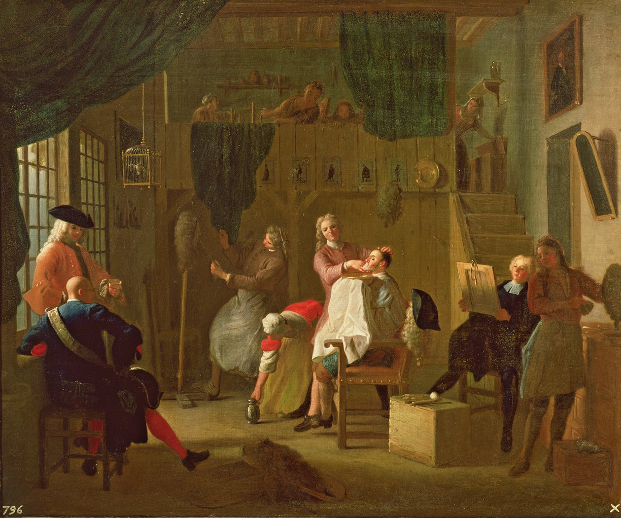 Frisøren af Miguel Angel Houasse