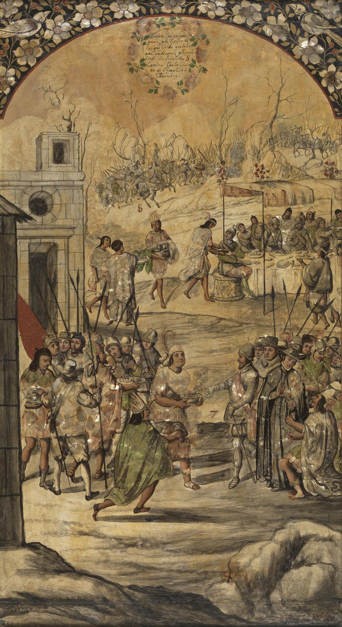 Erobringen af Mexico af Hernan Cortes af Miguel and Juan Gonzalez