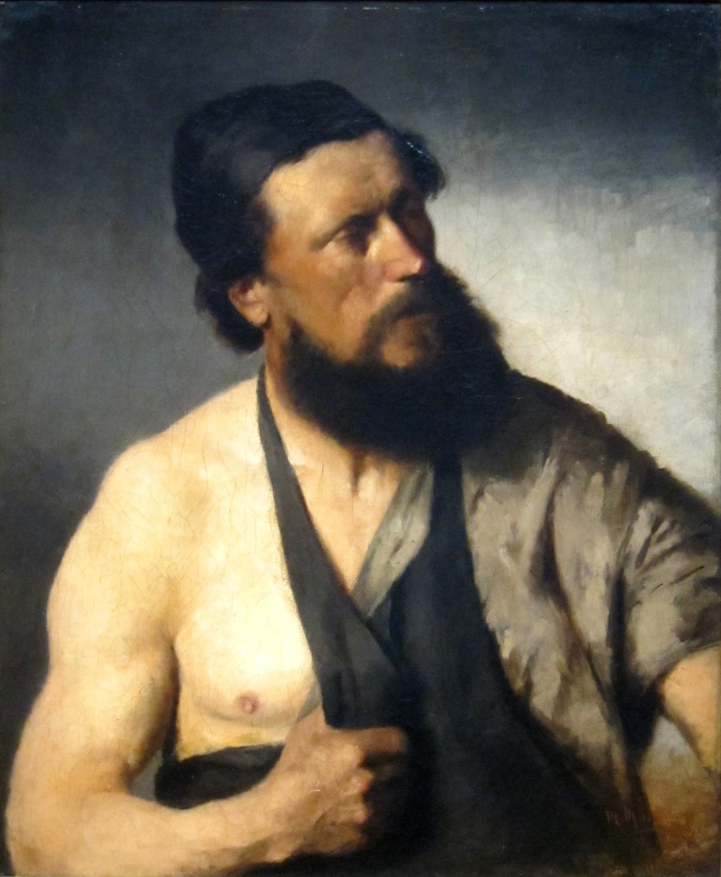 Landsbyens smed af Mihály Munkácsy